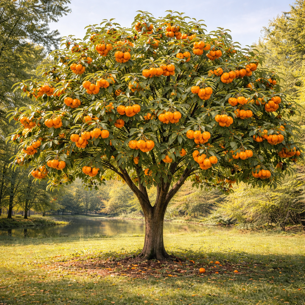 Buy 1 get 1 free sale on Fuyu Persimmon Trees at TN Nursery 