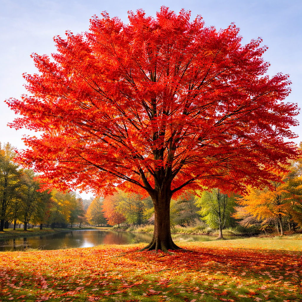 red maple tre - tn nursery